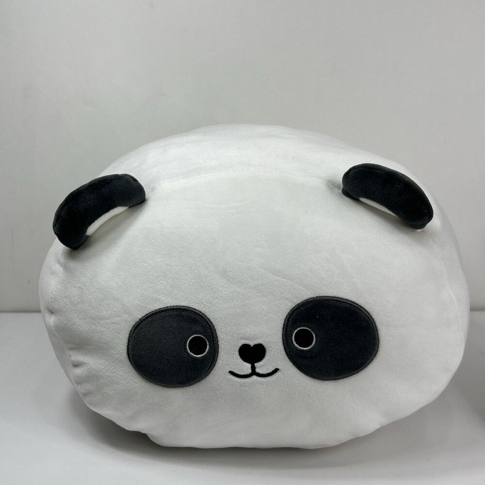 Miniso PANDA Plush Pillow Stuffed Animal Soft Cushion Kawaii Laying 17.7”